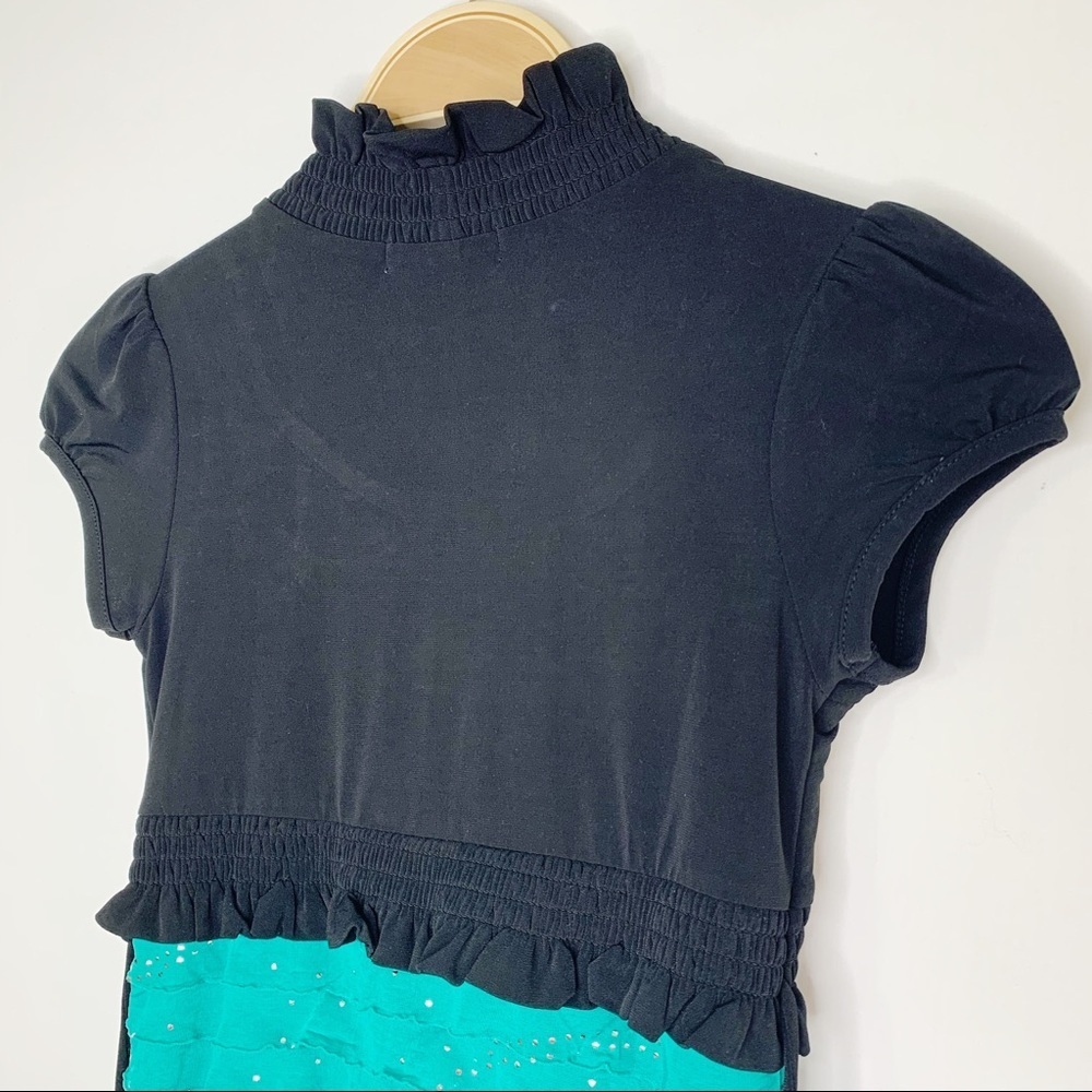 Speechless Girls Blue Sparkly Dress Size 8 - Picture 4 of 6